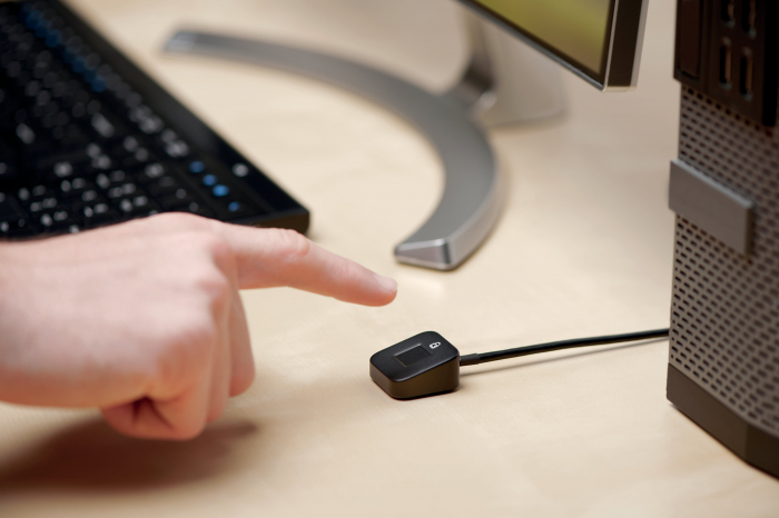 Sistem autentificare Kensington, pe baza de amprenta, cu fir, 1.2 m, conexiune USB-A, negru [2]