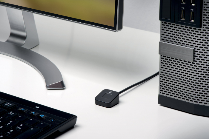 Sistem autentificare Kensington, pe baza de amprenta, cu fir, 1.2 m, conexiune USB-A, negru [13]