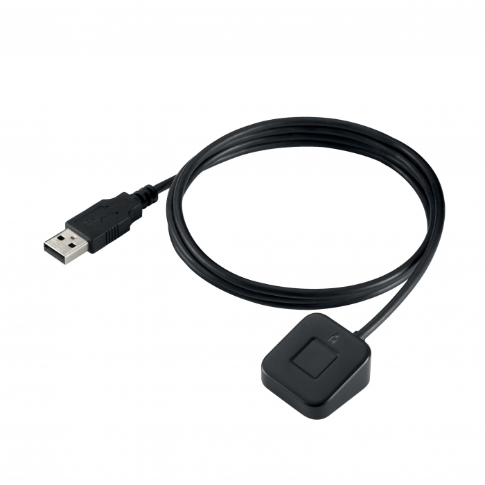 Sistem autentificare Kensington, pe baza de amprenta, cu fir, 1.2 m, conexiune USB-A, negru [8]