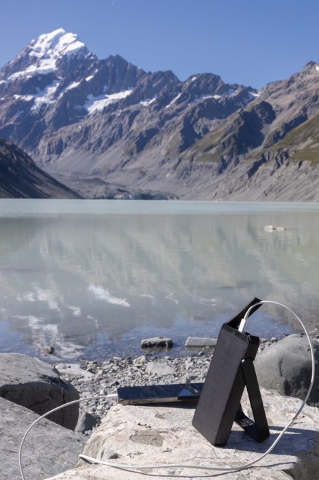 Powerbank solar 10.000 mAh din plastic reciclat RCS, incarcare rapida 10W, Skywave [12]