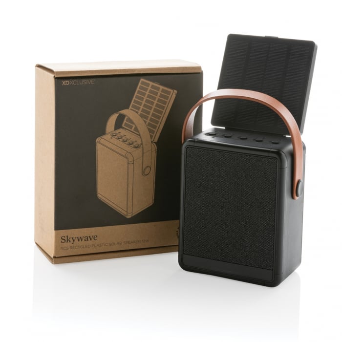 Boxa portabila solara Skywave RCS din plastic reciclat, 12W, BT 5.3, IPX5 [20]