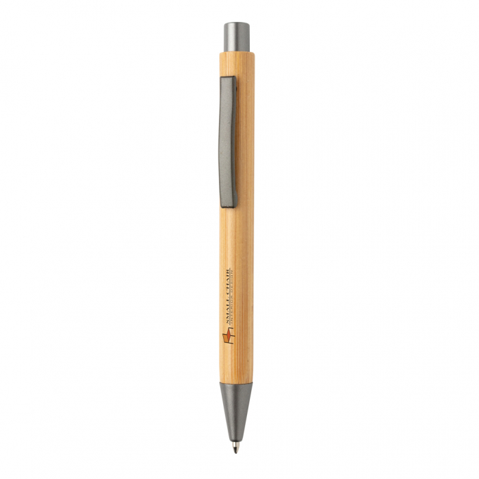 Pix Slim din bambus cu detalii metalice, eco-friendly [4]