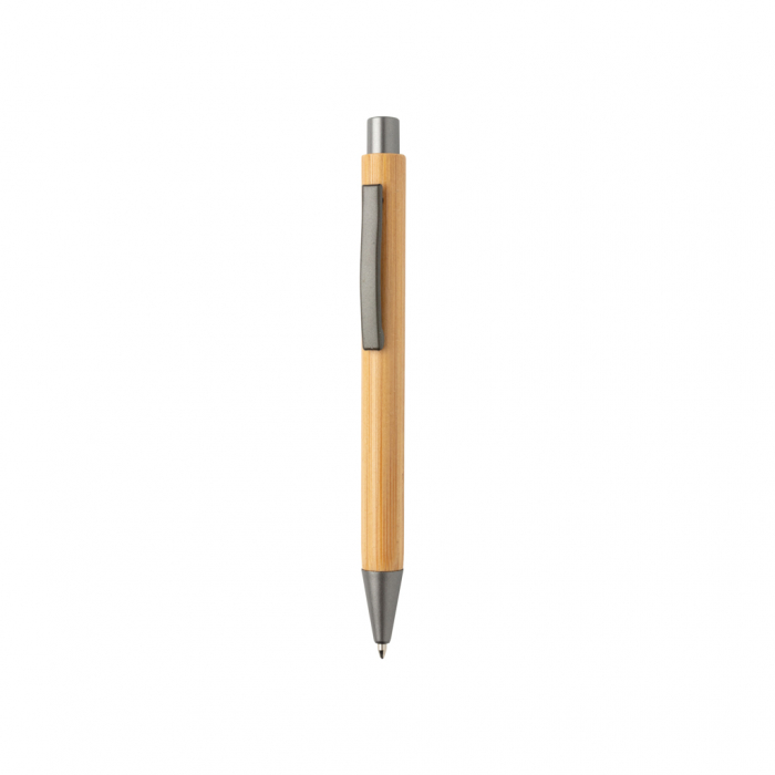 Pix Slim din bambus cu detalii metalice, eco-friendly [2]
