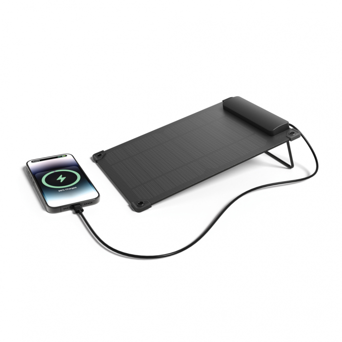 Panou solar portabil 5W USB-A/USB-C IPX6, Solarpulse [2]