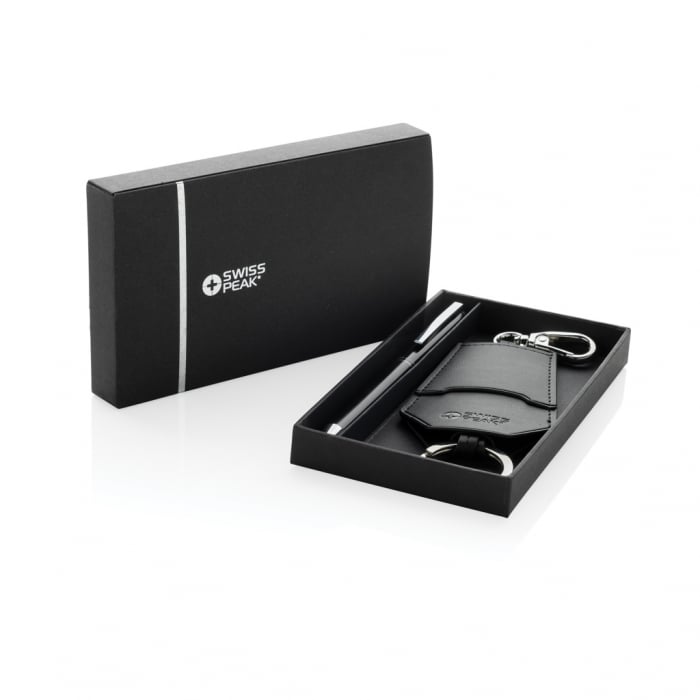 Set cadou Swiss Peak Tula suport chei si pix reciclat [9]
