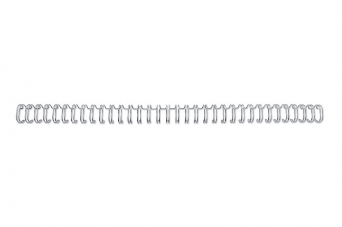 Spira legare documente GBC, metalica, A4, 11 mm, 100 coli, 34 inele, 100 buc/set, argintiu [1]