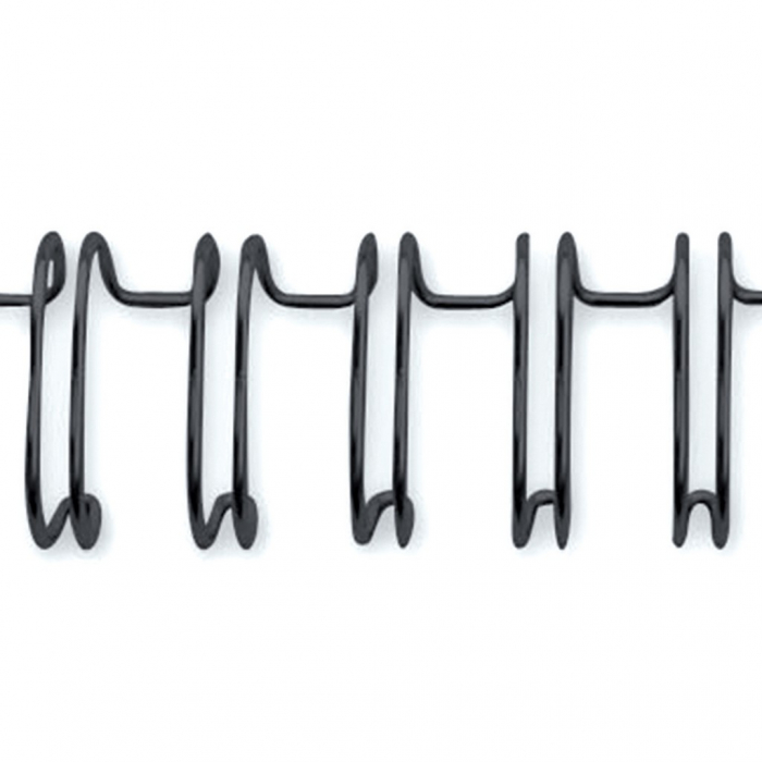 Spira legare documente GBC, metalica, A4, 8 mm, 70 coli, 34 inele, 100 buc/set, argintiu [5]