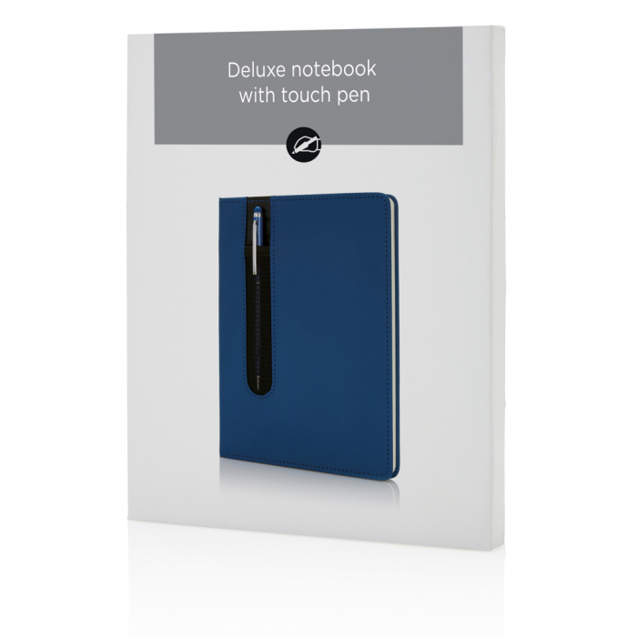 Agenda A5 personalizabila cu coperta PU si pix stylus inclus [8]
