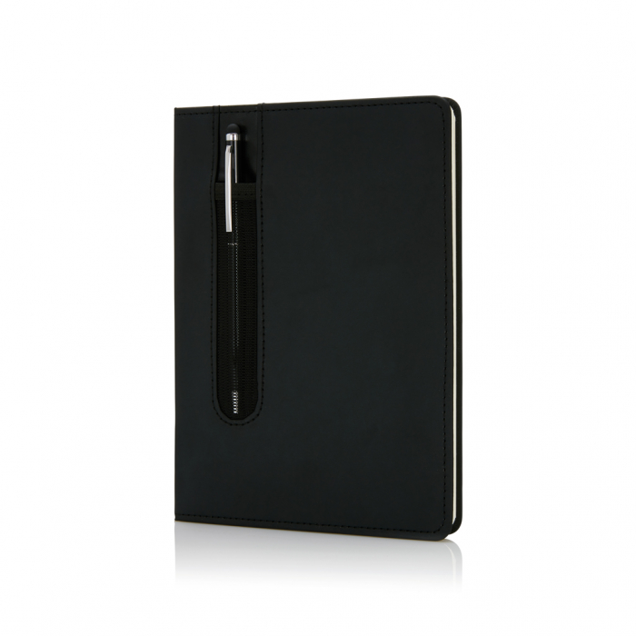 Agenda A5 personalizabila cu coperta PU si pix stylus inclus [2]