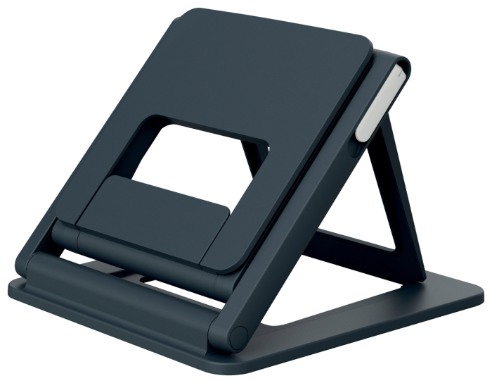 Suport ergonomic Leitz Ergo, pentru laptop, ajustabil, pozitie sezut/ in picioare, gri-carbune [2]