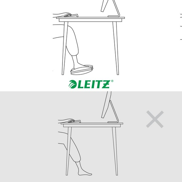 Suport ergonomic Leitz Ergo, pentru picioare, ajustabil [4]