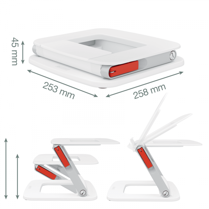 Suport ergonomic Leitz, pentru laptop, reglabil [4]