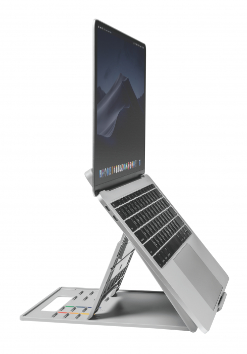 Suport pentru laptop Kensington SmartFit Easy Riser, cu spatiu pentru racire, pentru diagonale de pana la 14", gri [7]
