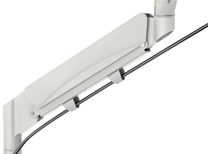 Suport pentru monitor Leitz Ergo, 2 brate ajustabile si extensibile, cu fixare pe birou, gri [5]