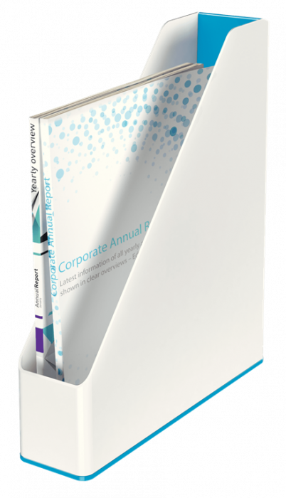 Suport vertical Leitz WOW alb/alb perlat [2]