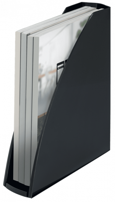 Suport vertical Leitz Recycle, PS reciclat, A4, negru [5]