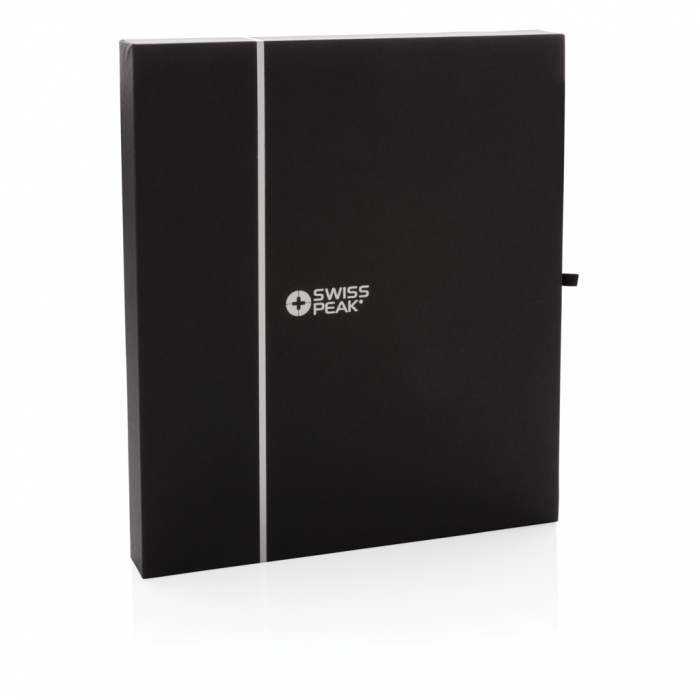 Agenda A5 Swiss Peak Deluxe cu pix – 160 pagini, coperta PU eleganta [11]