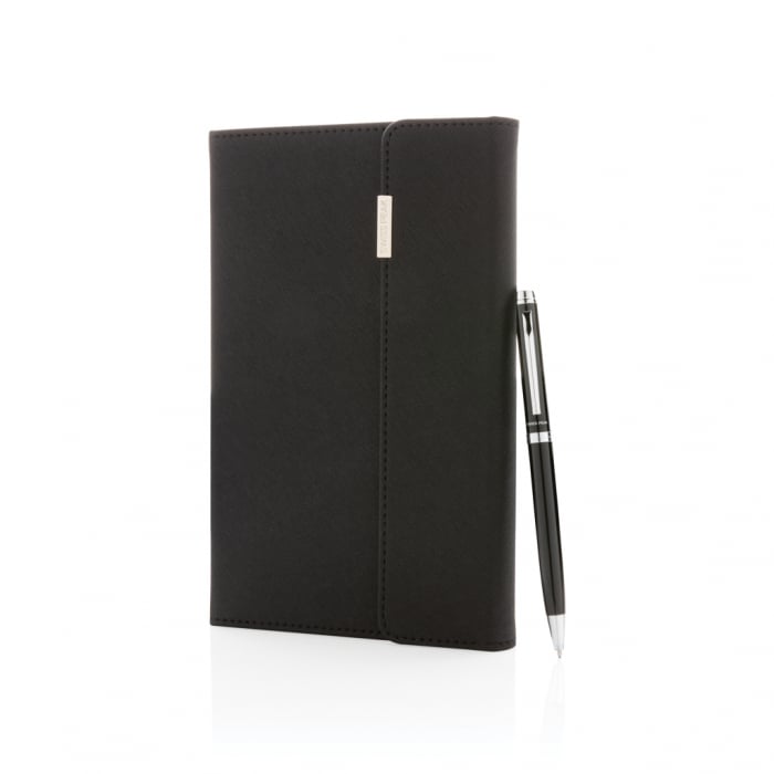 Agenda A5 Swiss Peak Deluxe cu pix – 160 pagini, coperta PU eleganta [2]