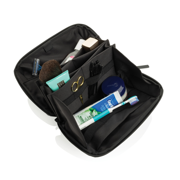 Borseta cosmetice Swiss Peak OSLO RCS pliabila, 24 × 11 × 16 cm, interior rezistent la apa [7]