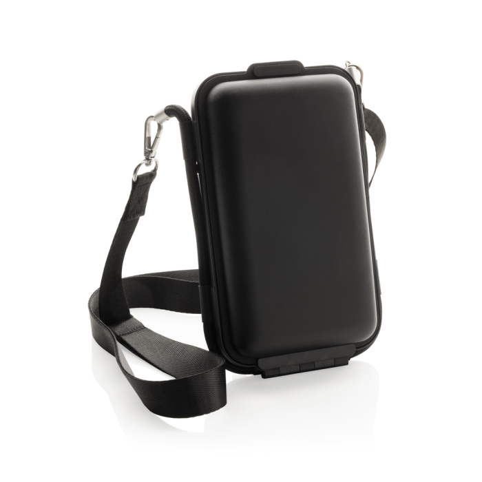 Etui de calatorie Swiss Peak OSLO RCS Hardshell, protectie telefon, compartimente documente si curea detasabila [2]