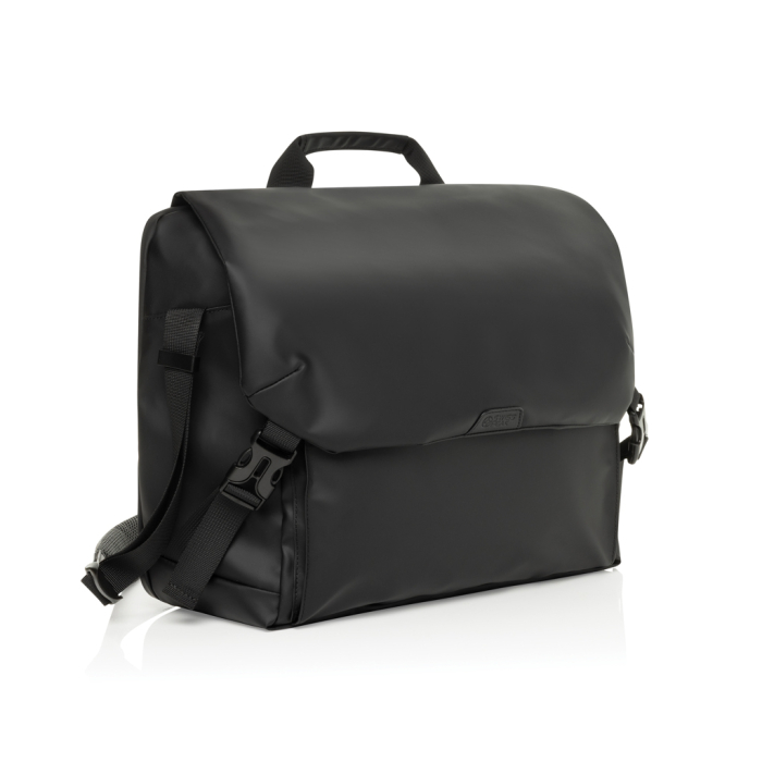Geanta messenger Swiss Peak OSLO RCS pentru laptop 15,6", RFID si prindere troller 3. [2]