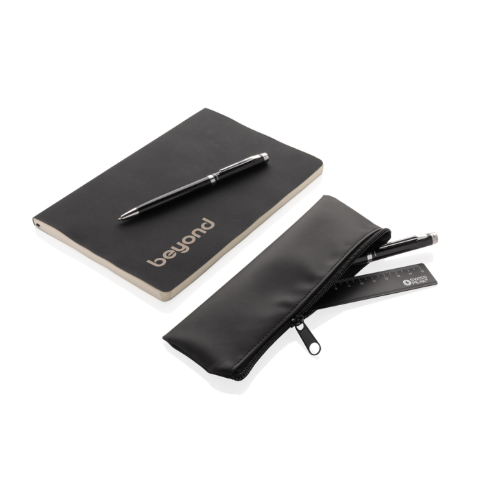 Set papetarie Swiss Peak OSLO RCS, agenda A5, 2 pixuri, rigla si etui, cutie FSC® [5]