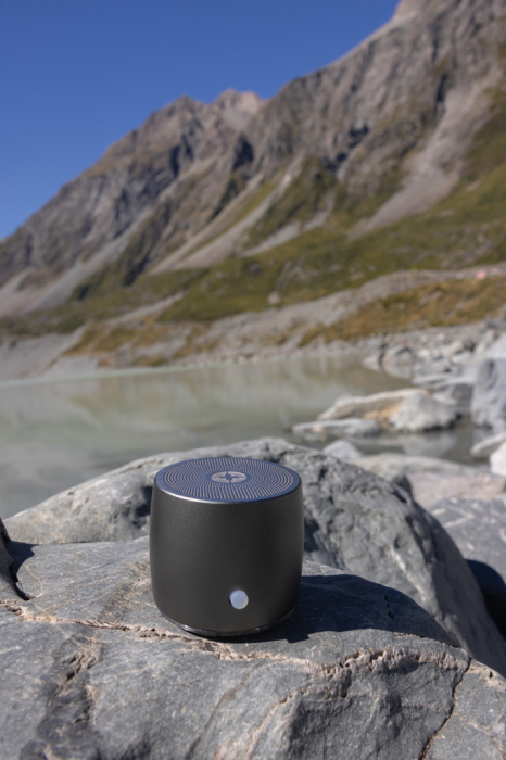 Boxa portabila wireless Swiss Peak RCS din aluminiu reciclat, 3W, BT 5.0, sunet bass [13]