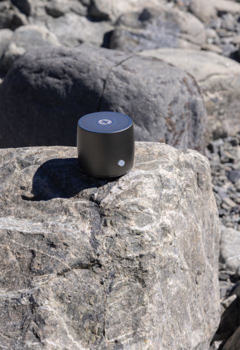 Boxa portabila wireless Swiss Peak RCS din aluminiu reciclat, 3W, BT 5.0, sunet bass [11]