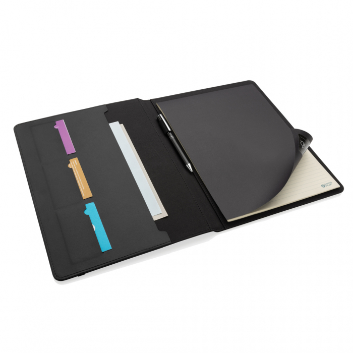 Portofoliu A4 Swiss Peak Script AWARE™ – rPET si PU reciclat, agenda FSC® [3]