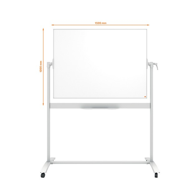 Tabla mobila NOBO Classic, otel lacuit, 150x120 cm, magnetica, include marker si tavita [3]