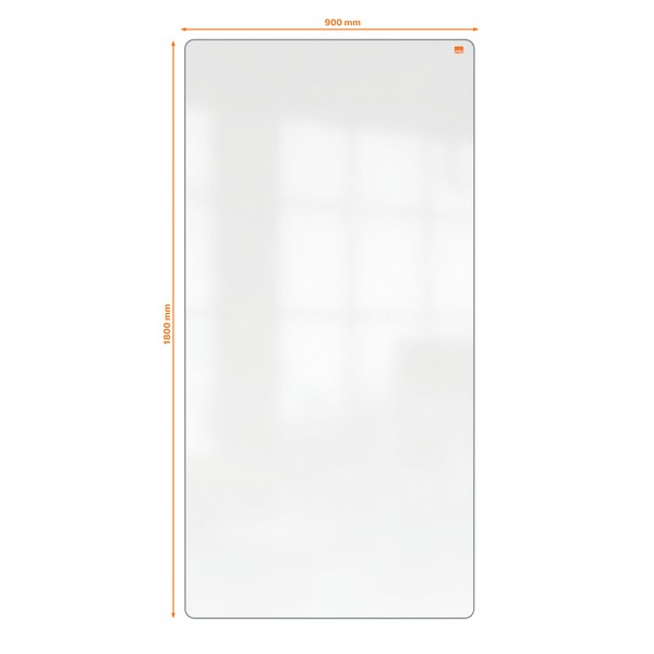 Tabla mobila NOBO Move & Meet, 180x90 cm, cu doua fete, ambele magnetice, rama gri, alb [4]