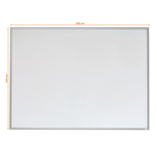 Tabla NOBO, 58x43 cm, magnetica, include doua markere, burete si magneti, alb, rama din aluminiu [2]