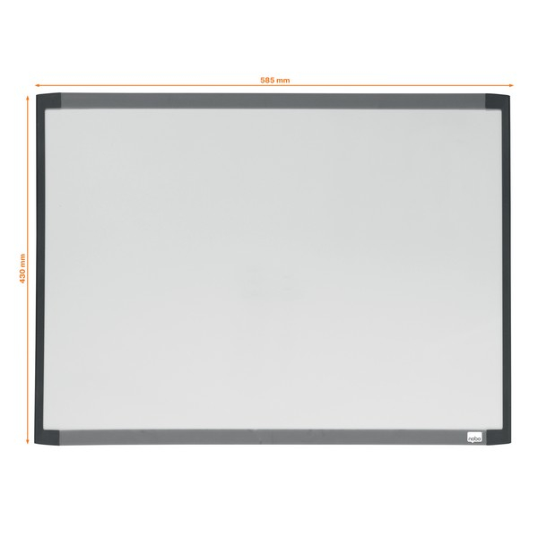 Tabla NOBO, 58x53 cm, magnetica, include marker si magneti, alb, rama alba, gri sau neagra [3]