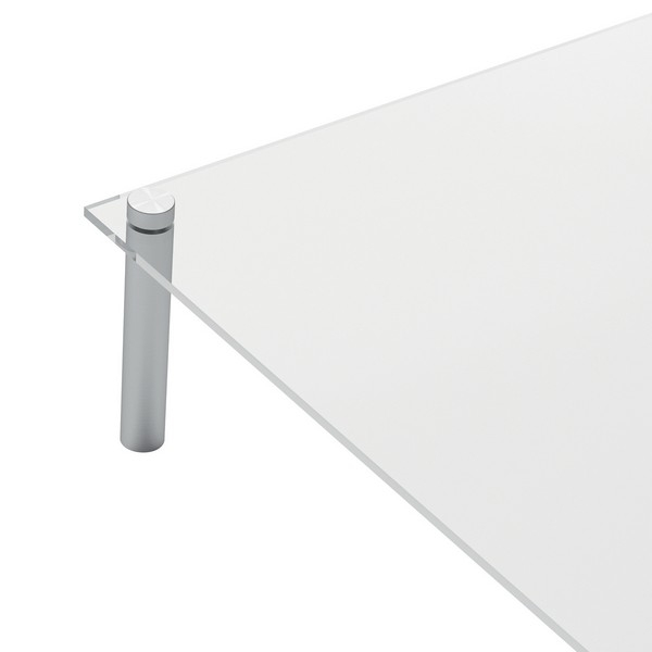 Tabla NOBO, acrylic, pentru birou, A4, cu suport, marker inclus, transparent [2]