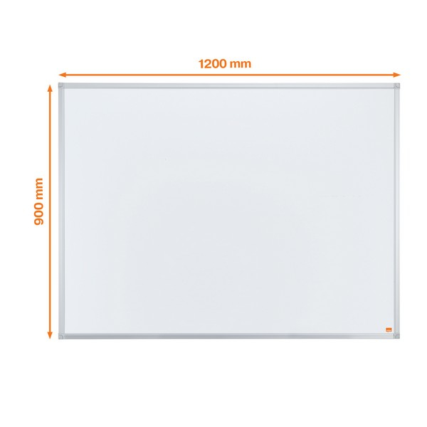 Tabla NOBO Essentials, otel lacuit, 120x90 cm, magnetica, include tavita, alb [5]