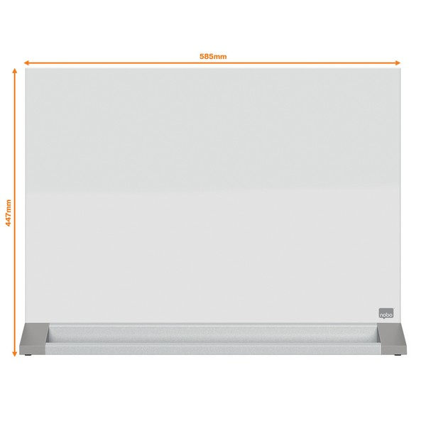 Tabla NOBO Impression Pro, sticla, pentru birou, magnetica, include marker si magneti [6]