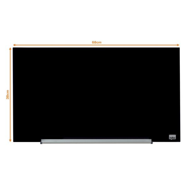 Tabla NOBO Impression Pro Widescreen 31", sticla, 68x38 cm, magnetica, include marker, tavita si magneti [3]