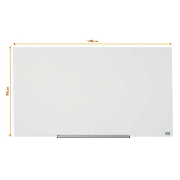 Tabla NOBO Impression Pro Widescreen 45", sticla, 100x56 cm, magnetica, include marker, tavita si magneti [3]