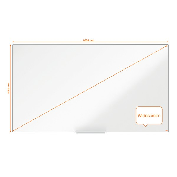 Tabla NOBO Impression Pro Widescreen 85", otel lacuit, 188x106 cm, magnetica, include marker si tavita [3]