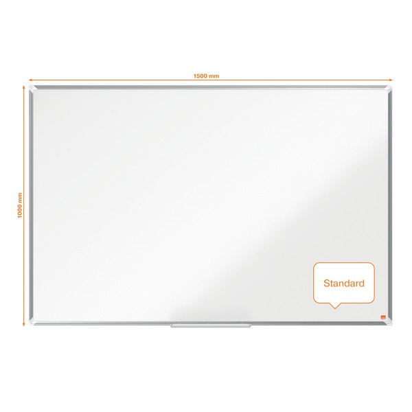 Tabla NOBO Premium Plus, otel emailat, 150x100 cm, magnetica, include marker si tavita [3]