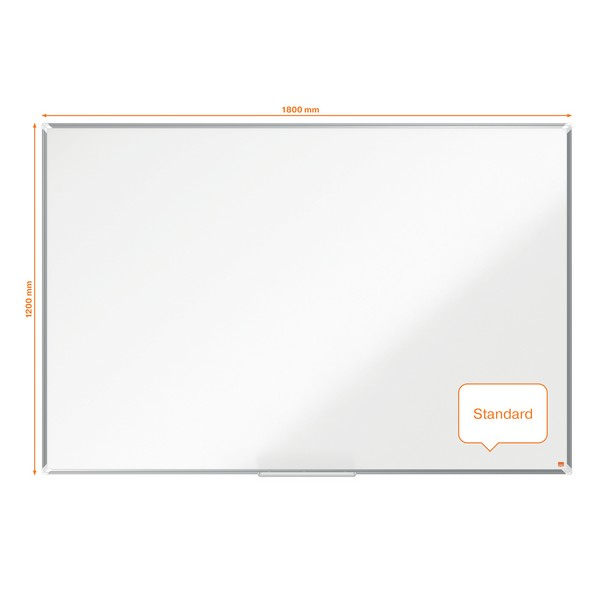 Tabla NOBO Premium Plus, otel emailat, 180x120 cm, magnetica, include marker si tavita [3]