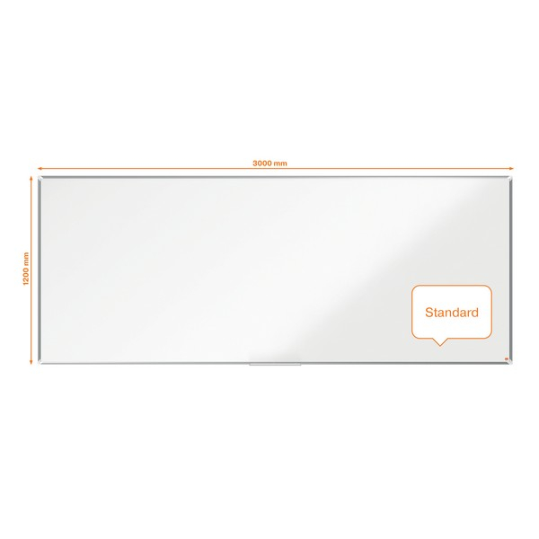 Tabla NOBO Premium Plus, otel emailat, 300x120 cm, magnetica, include marker si tavita [3]