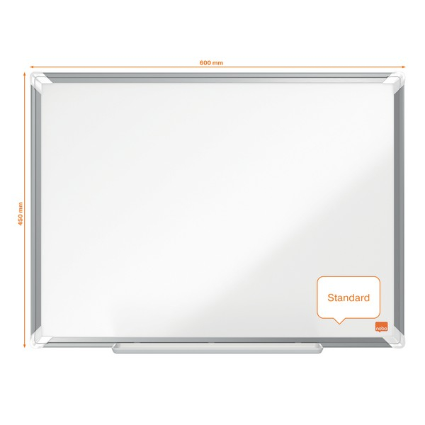 Tabla NOBO Premium Plus, otel emailat, 60x45 cm, magnetica, include marker si tavita [3]