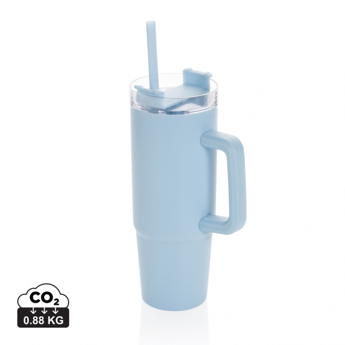 Pahar Tana plastic reciclat 750 ml cu maner si capac 3-in-1 [1]
