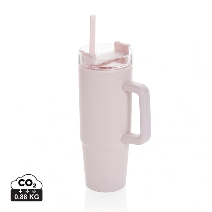 Pahar Tana plastic reciclat 750 ml cu maner si capac 3-in-1 [1]
