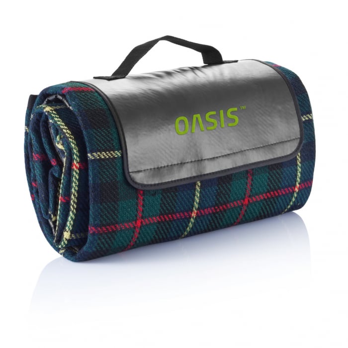 Patura de picnic tartan impermeabila 130x145 cm [5]