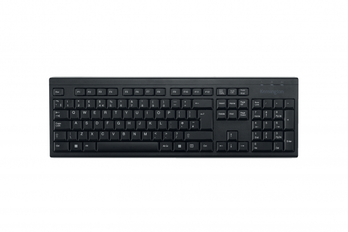 Tastatura wireless eco KB410 EQ – full-size, 55% PCR, rezistenta la lichide, cu criptare AES [2]