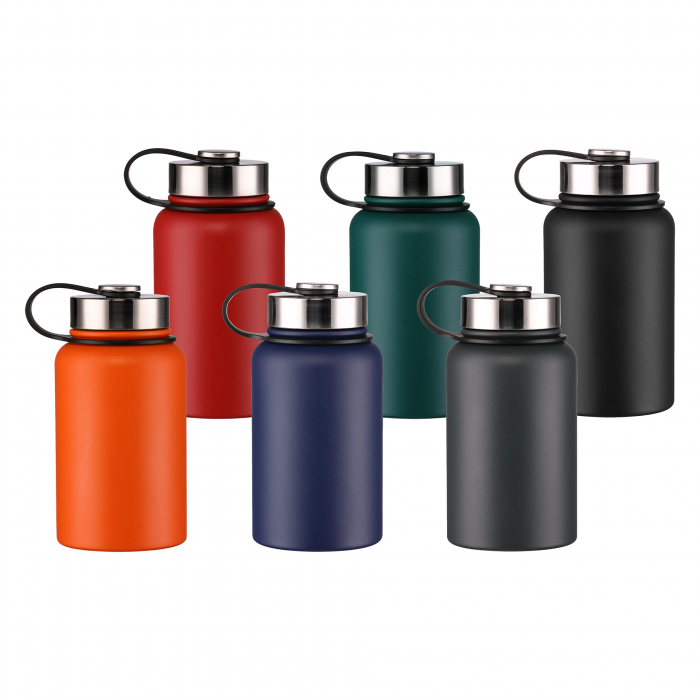 Termos alimentar cu pereti dubli 600 ml Colorissimo, negru [2]