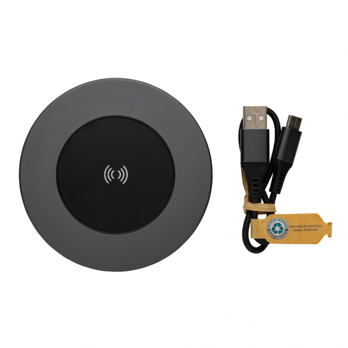 Incarcator wireless 10W aluminiu reciclat RCS Terra [4]