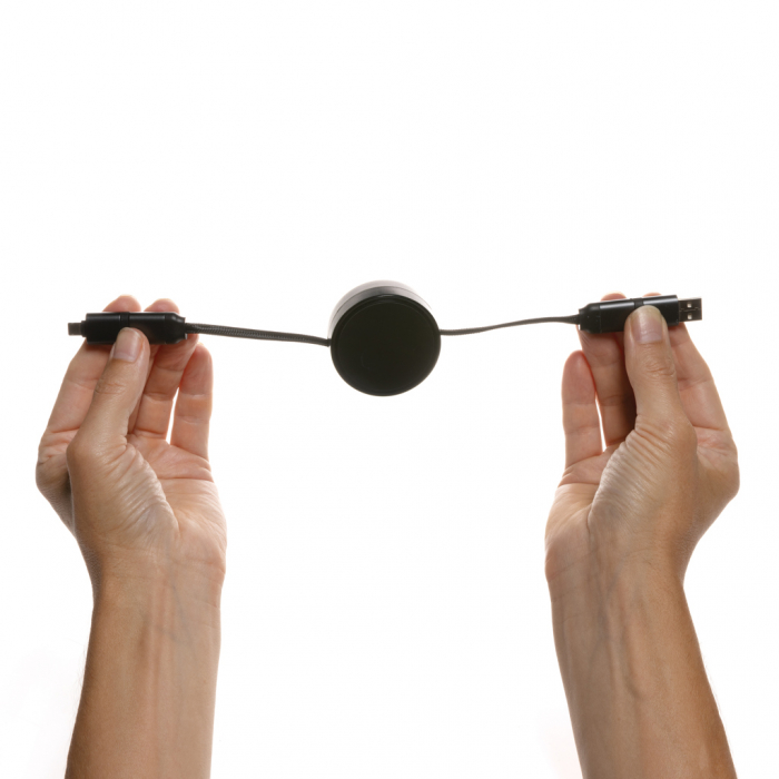 Cablu Terra 6-in-1 retractabil 45W RCS – aluminiu reciclat [8]